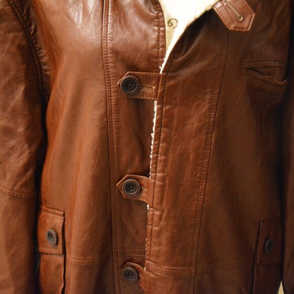 Sherpa Trimmed Bomber Winter Coat - Picture 9 of 14